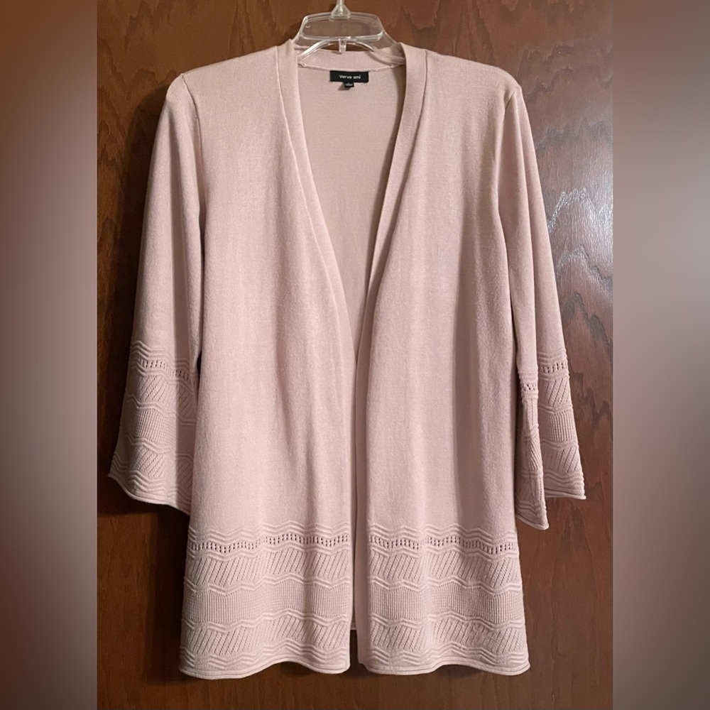 Verve Ami beige cardigan sweater